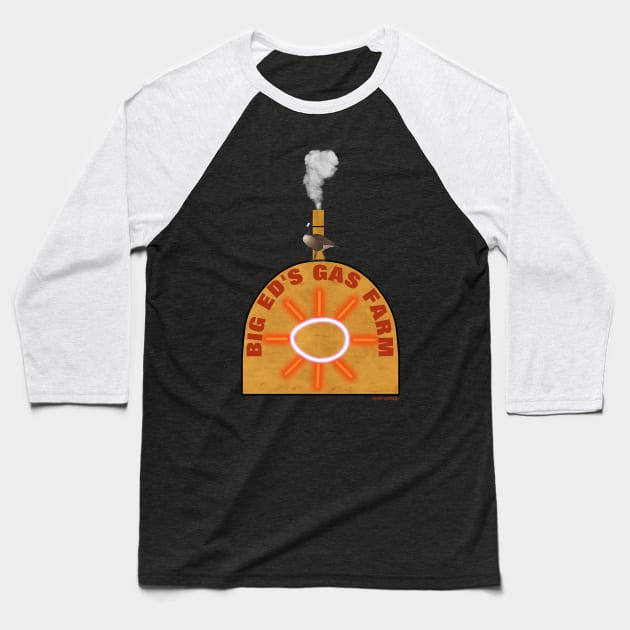 Peaky Apparel | Big Ed's Gas Farm Baseball T-Shirt by Royal Mantle